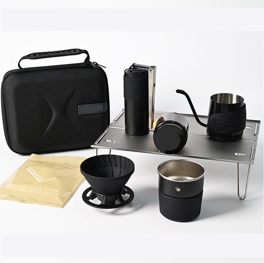 Portable Pour Over Coffee Maker Solo Set - Hiking, Camping, Traveling & Picnic