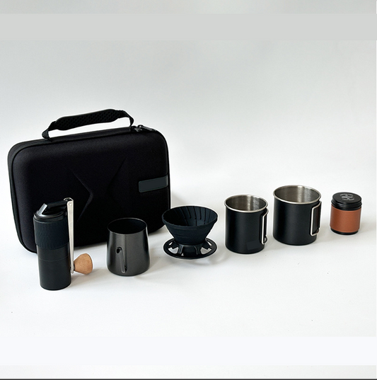 Portable Pour Over Coffee Maker Sharing Set - Hiking, Camping, Traveling & Picnic